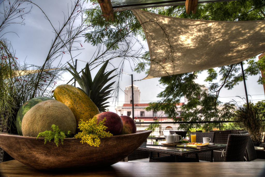 Casa De Leda, A Kali Hotel Santa Marta  Exteriér fotografie The terrace at the restaurant